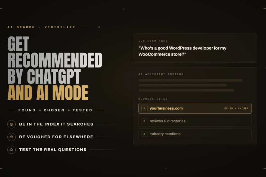 How to get your business recommended by ChatGPT, Gemini and Google AI Mode