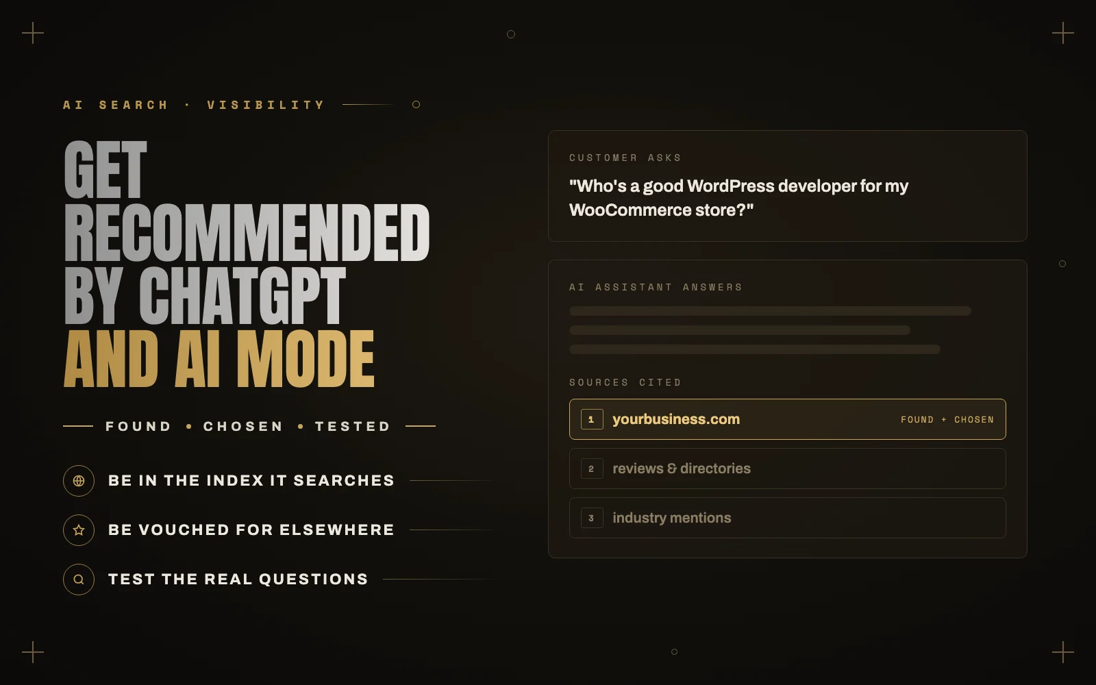 How to get your business recommended by ChatGPT, Gemini and Google AI Mode
